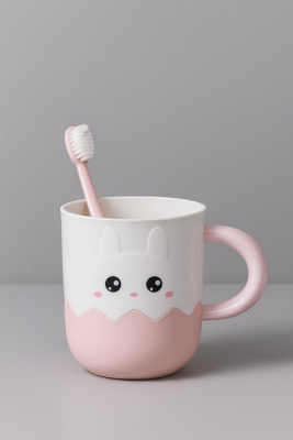 Кружка пластик Waves rabbit pink 6443-01