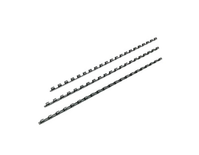 Фото Пружины пластиковые для переплета 6 мм, черные от производителя, с доставкой по Хабаровску