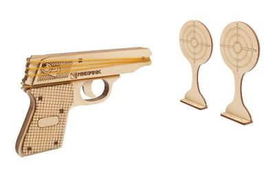 Фото Конструктор деревянный Резинкострел Колибри PTT-01 от производителя, с доставкой по Хабаровску