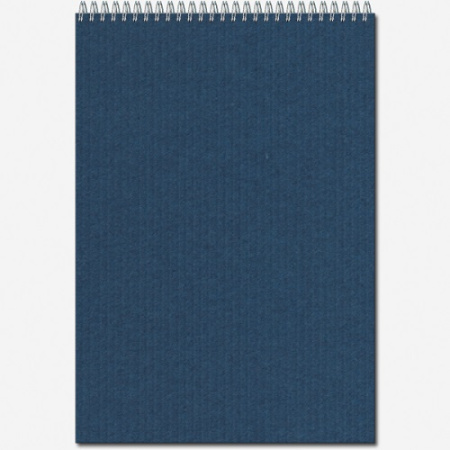 Фото Блокнот А4 50л клетка микровельвет на гребне темно-синий 11с10-4 от производителя, с доставкой по Хабаровску