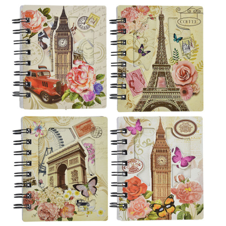 Фото Блокнот А6 116л клетка на гребне Города S 1177 от производителя, с доставкой по Хабаровску