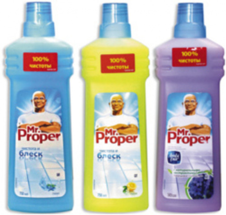 Средство универсальное Мистер Пропер ассорти 750мл