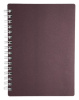 Фото Блокнот А6 80л клетка на гребне пластиковая обложка METALLIC бордо 80Б6В1гр_03406 от производителя, с доставкой по Хабаровску