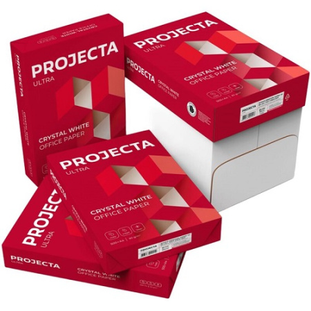  Бумага А4, А, 80г, 500л, 168%, PROJECTA ULTRA  - Заказать или купить в Хабаровске