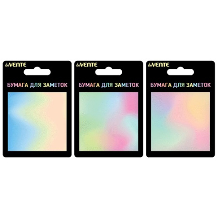 Фото Липкий блок 75х75мм 30л deVENTE Rainbow ассорти дизайнов 2010134 от производителя, с доставкой по Хабаровску