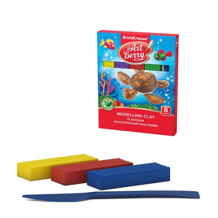 Фото яПластилин 8цв 144г ArtBerry с Алоэ Вера со стеком 41761 от производителя, с доставкой по Хабаровску