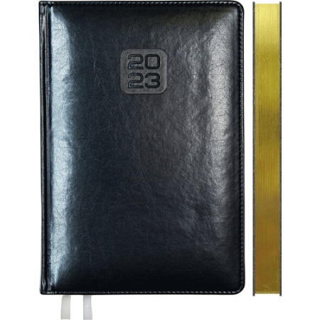 Фото Ежедневник B6 2023 deVENTE Bravo 352стр иск кожа поролон синий 2033301 от производителя, с доставкой по Хабаровску