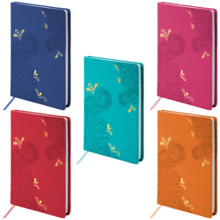 Фото Бизнес-блокнот А5 128л клетка иск кожа на сшивке BRAUBERG Orient 125236  от производителя, с доставкой по Хабаровску