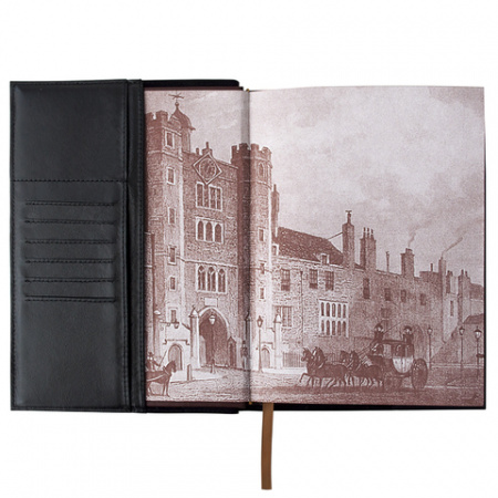 Фото Ежедневник большой в кожаном переплете с художественной вставкой 008-08-47 от производителя, с доставкой по Хабаровску