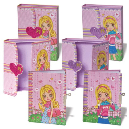 Фото Подарочный блокнот А5 56л с металлическим замком и ручкой BRAUBERG Модница 123546 от производителя, с доставкой по Хабаровску