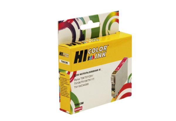 Картридж Hi-Black (HB-T0923) для Epson Stylus C91/CX4300/T26/TX106/109, M