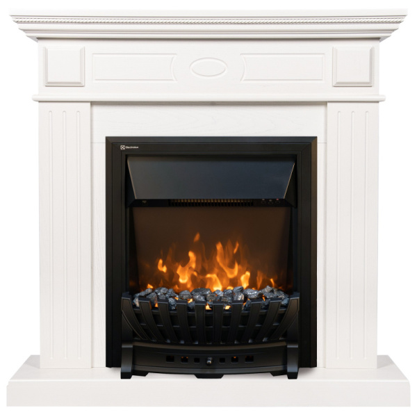 Каминокомплект Firelight: Очаг Classic EFP/P-1020LS, портал Bianco Classic шпон белёный дуб