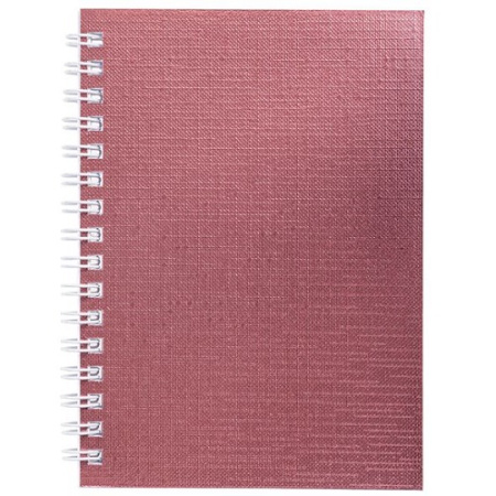 Фото Записная книжка А6 80л клетка бумвинил на гребне METALLIC Розовая 80ЗК6бвВ1гр  от производителя, с доставкой по Хабаровску