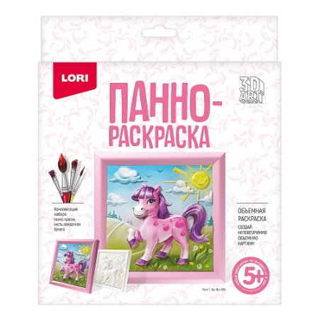 Фото Панно-раскраска LORI 3D ART Пони Ирп-005 от производителя, с доставкой по Хабаровску
