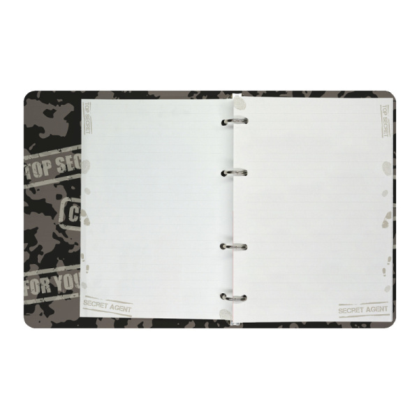 Фото Тетрадь 80л А5 линейка на кольцах со сменным блоком SECRET AGENT 7-80-631/11  от производителя, с доставкой по Хабаровску