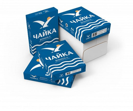  Бумага А4, В, 80г, 500л, 153%, Чайка - Заказать или купить в Хабаровске