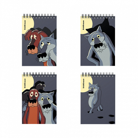 Фото Блокнот А6 80л клетка на гребне ErichKrause Жил был пес 54294 от производителя, с доставкой по Хабаровску