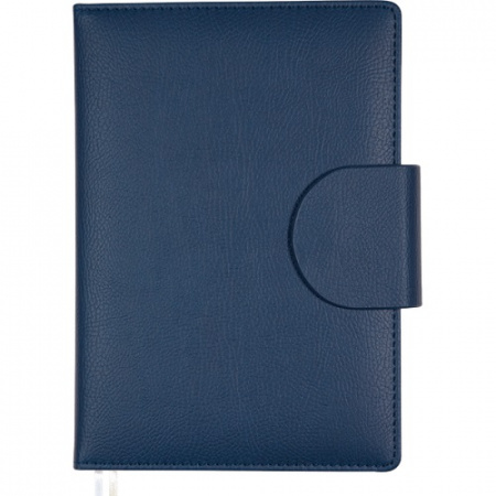 Фото Ежедневник А5 2023 deVENTE Norwich 352стр иск кожа поролон хлястик на кнопке синий 2032348 от производителя, с доставкой по Хабаровску