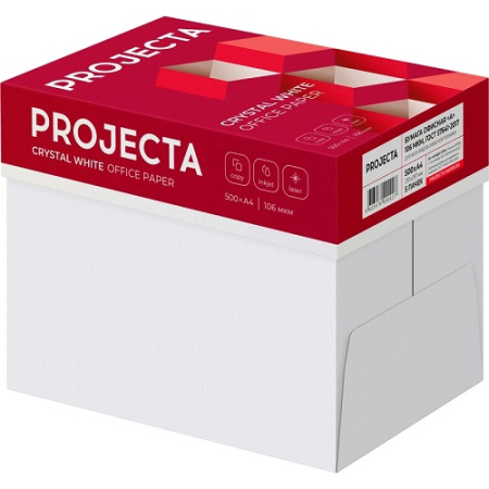  Бумага А4, А, 80г, 500л, 168%, PROJECTA ULTRA  - Заказать или купить в Хабаровске