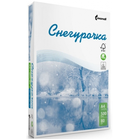  Бумага А4, С, 80г, 500л, 146%, СНЕГУРОЧКА  - Заказать или купить в Хабаровске