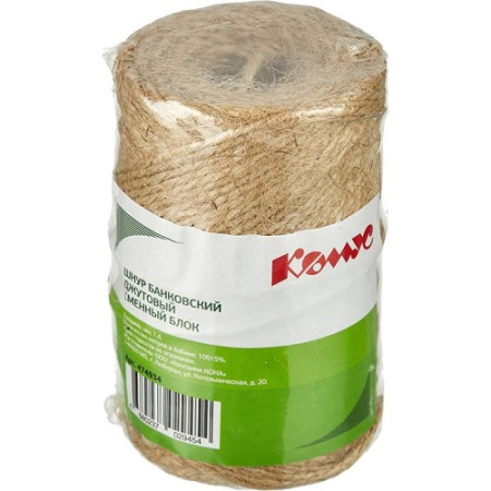 Шпагат джутовый полированный 100м d=1.4мм 474934