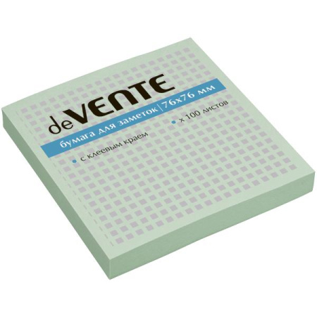 Фото Липкий блок 76х76мм 100л зеленый пастель deVENTE 2010326 от производителя, с доставкой по Хабаровску
