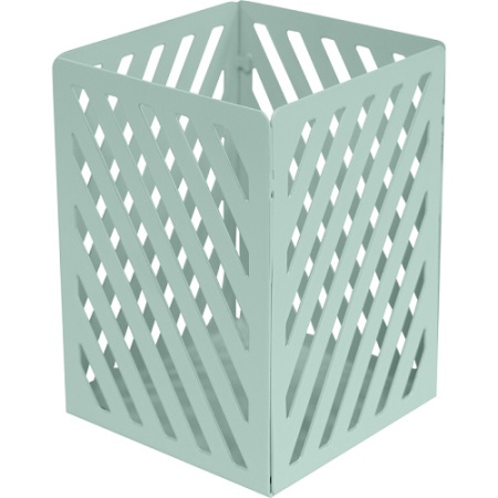 Фото Стакан для канц принадлежностей deVENTE квадратный металл пастель мятный 4104363 от производителя, с доставкой по Хабаровску