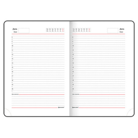 Фото Ежедневник А5 без дат BRAUBERG Favorite 320стр иск кожа темно-синий 123396 от производителя, с доставкой по Хабаровску