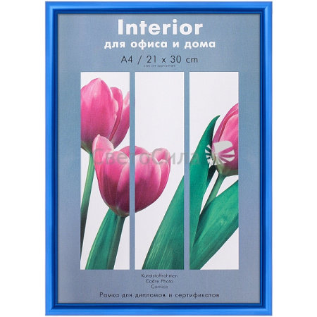 Фото Ф-рамка 21х30 пластик Радуга синяя от производителя, с доставкой по Хабаровску