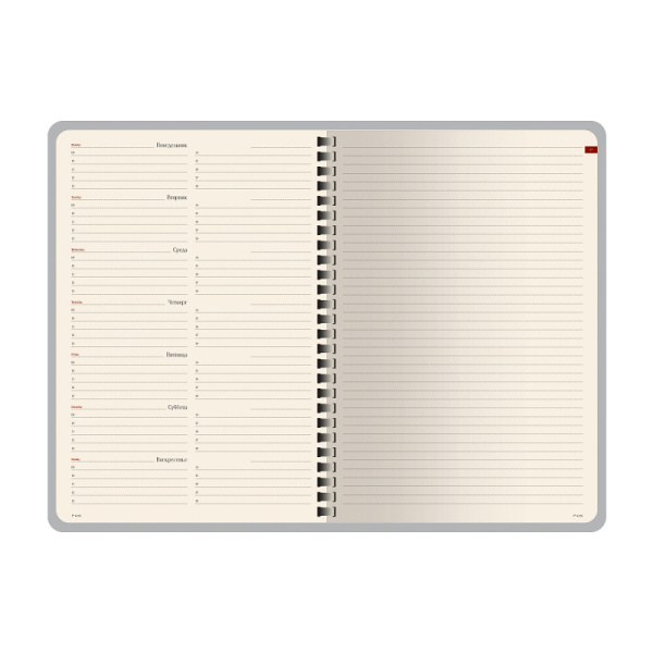 Фото Еженедельник А5 без дат Bruno Visconti CONCEPT 128стр иск кожа черный 3-322/04 от производителя, с доставкой по Хабаровску