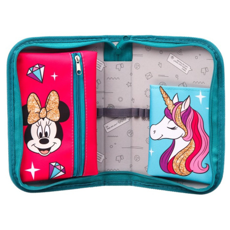 Фото Пенал Disney Мышка и единорог 21x14х4см прямоугольный текстиль с внутр откидным карманом 7584958 от производителя, с доставкой по Хабаровску
